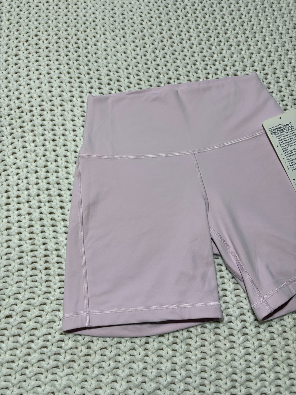 Lululemon pink organza align hr short 6” size 8 - Picture 3 of 11